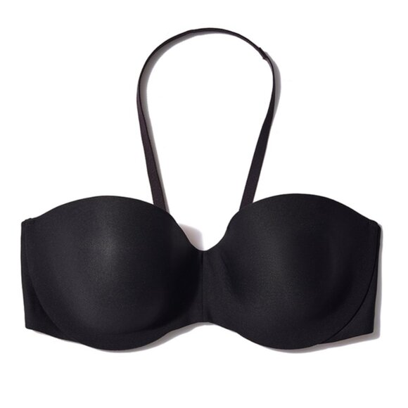 Soma $68 BODIFY Strapless Convertible Multi Way Bra 38D BLACK - Picture 7 of 15